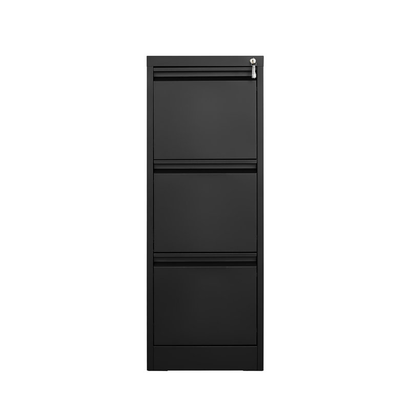 Classeur verrouillable à 3 tiroirs Home Office, Black