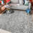 Aidy 1244 Transitional Abstract Grey Area Rug-442122964