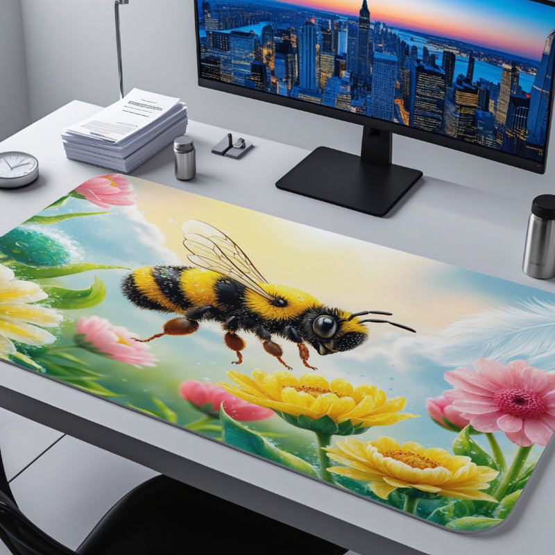 Polyester Desk Pad, 23.6x13.8