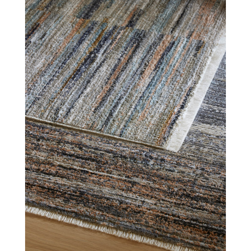 Abstract Indoor Rug, Square 1'6"