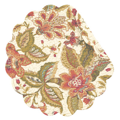 Amelia Floral Round Placemat