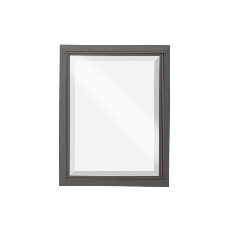 Metra Industrial Beveled Bathroom/Vanity Mirror, 32" H x 26" W, Oil Rubbed Bronze