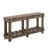 62.9" Vintage Entryway Table, Fir Solid Wood With Natural Grain, 6 Reinforced Legs, Metal Rivet Decor & Plank Under-Shelf-826125130