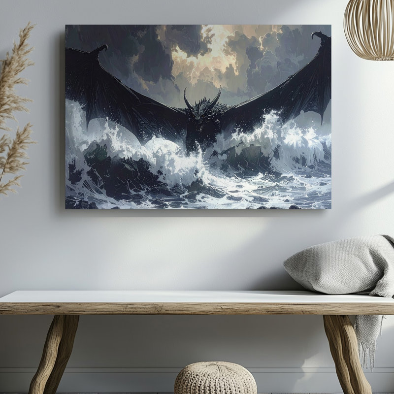 Toile, Stormborn Dragon, H 20 po x l 30 po