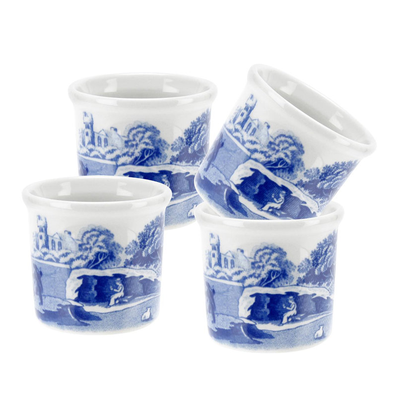Blue Italian Egg Cups