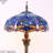 Tiffany Floor Lamp LED Bright Standing Reading Light 64" Tall Blue Stained Glass Dragonfly Shade