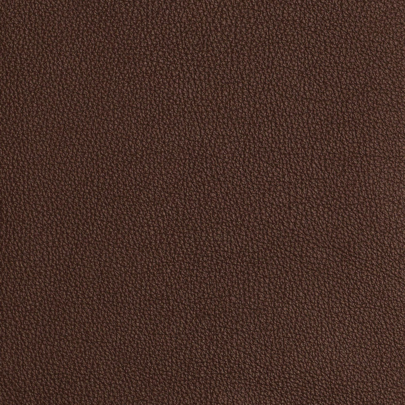 Baton - Chaise avec siège rembourré, Cuir café, Cerise fumée