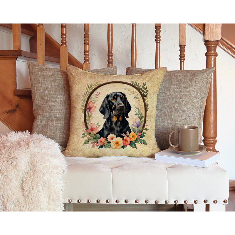 Coussin décoratif, H 14 po x l 14 po x P 3 po