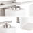 Brushed Nickel Indoor Bathroom Vanity Lights With Etched White Glass Square Rectangle Shades-1589189633-1578838217