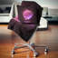 Enseigne au néon mauve - oreiller imprimé abstrait-29367364-29367361