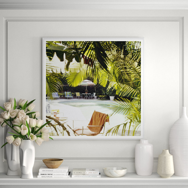 Swimming Pool At Lilly Pulitzer's Giclee Print by Horst P. Horst