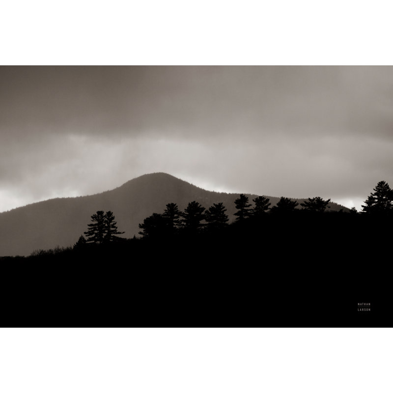 «Storm Layers» par Nathan Larson - reproduction, H 8 po x l 12 po, Toile tendue