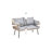 Arieanna 51.02'' Wide Loveseat with Cushions-2029257895