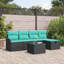 Ensemble de canapé de jardin avec coussin 6 pièces vidaXL