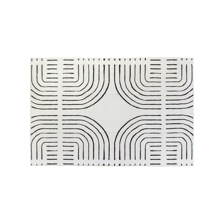 Bohemian Lines Washable Non Slip Area Rugs