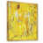 Toile avec cadre flottant or