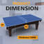 Plateau de table de tennis de table pliable et portable 8 pieds bleu-120218671-120218675