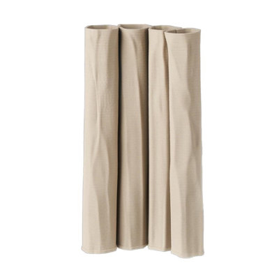 Vase en céramique beige imprimé en 3D