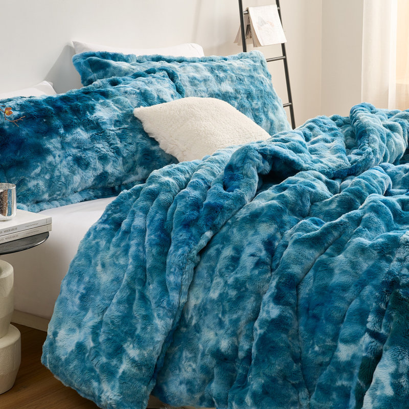 Snowball® Frosty - Coma Inducer® Oversized Comforter Set - Dark Teal, Queen