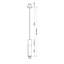 Casper 1 - Light White/Brown Cylinder Pendant-275067200