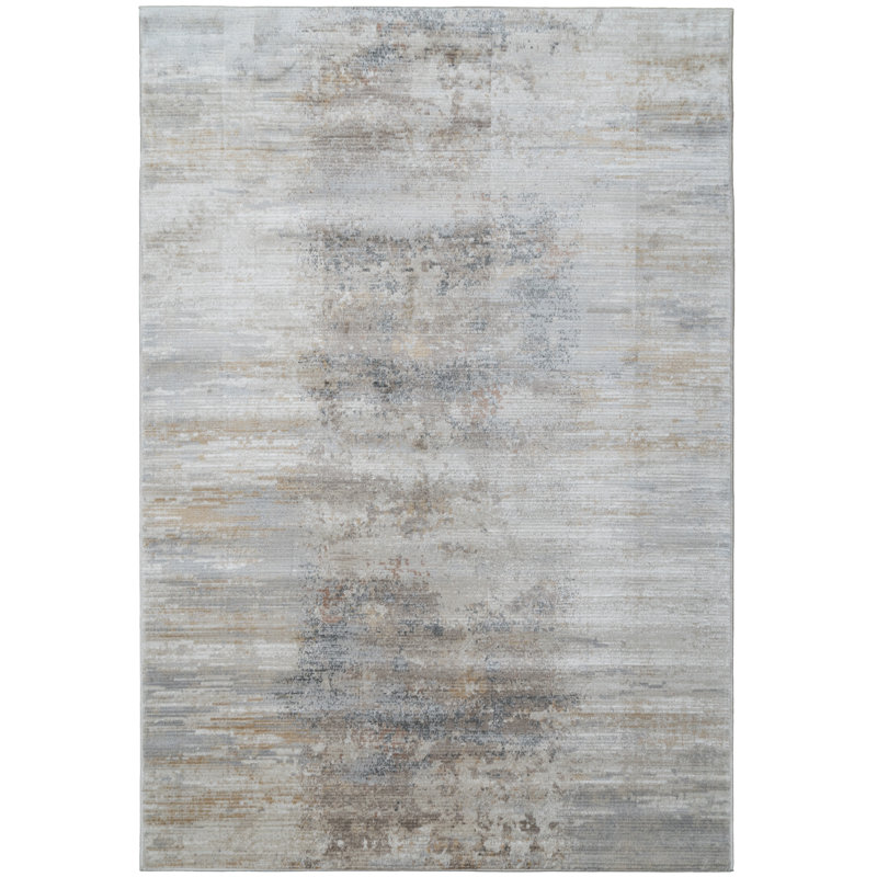 Clarissa 5.3X7 19901-890 BEIGE/GREY, Rectangle 5'2" x 7'