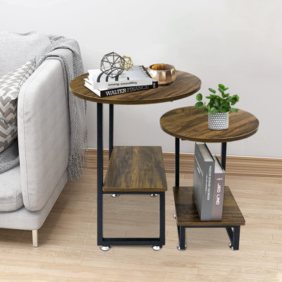 2 tables gigognes avec rangement Luckner