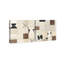 Boho Tiles Set Abstract Canvas Print by Oliver Gal, Black Frame, 12 x 12-787181095-787181113