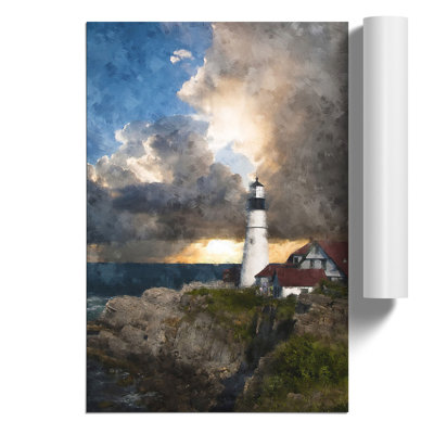 View Of A Lighthouse Vol.4 - No Frame Print