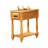 Guzzi Solid Wood Top End Table with Storage