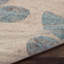 Tapis floral ivoire / bleu clair Leeming-881398321
