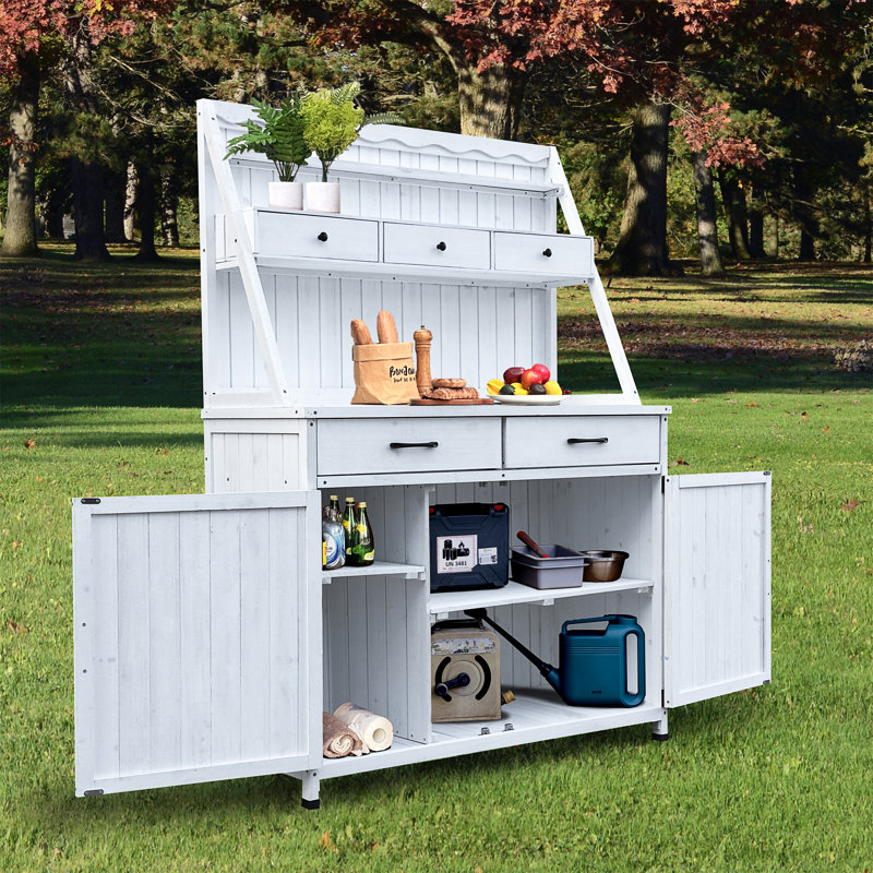 Outdoor Potting Bench Table