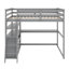 Lit mezzanine double avec bureau et tablettes-539819844-539819896