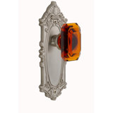 Grandeur Grande Victorian Plate Passage with Baguette Crystal Door Knob