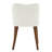 Mid-Century Upholstered Dining Chairs with Solid Wood Legs, Curved Back-1692723142
