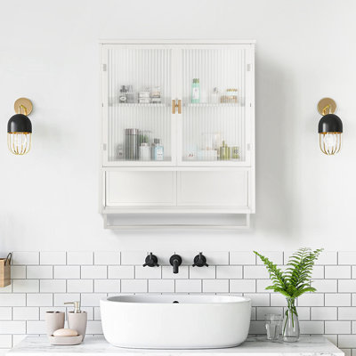 Armoire à pharmacie avec miroir Khizer 23,62 W 30,71 H