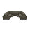 Canapé modulaire inclinable en cuir Tersteot-1793204279