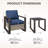 Syeira Wicker 2 - Person Patio Conversation Set with Cushions-765103922