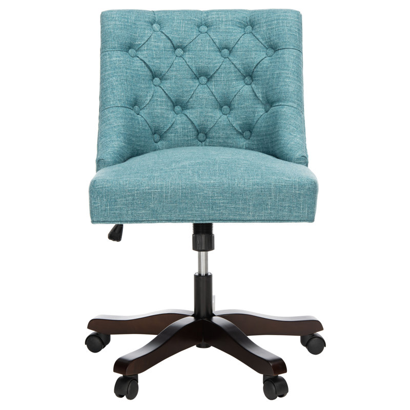 Polyester Blend Task Chair, Light Blue