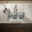 Riverby 33" Enameled Cast Iron Undermount Double Basin Kitchen Sink-104241818