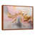 Toile avec cadre flottant brun