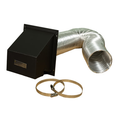 La trousse d'admission d'air frais Comfort Glow pour les poêles à bois, comprend un conduit flexible, des colliers, une prise, des vis, parfaite pour les poêles à bois d'intérieur - CGFA4