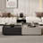 Creative minimalist rectangular coffee table-106861525-106861526