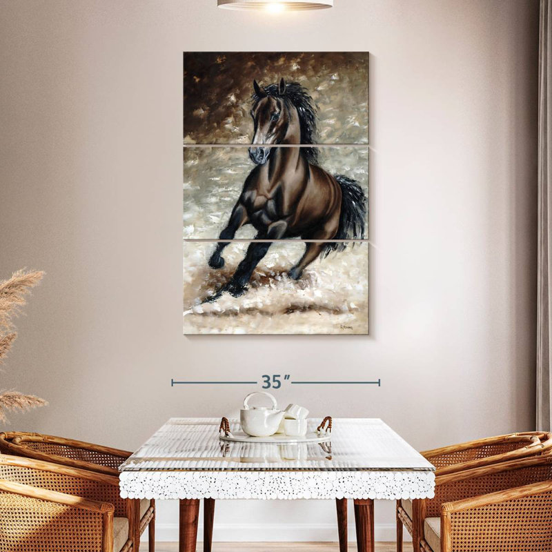 Brampt Frisky Arabian, 50" H x 32" W