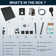 Shower Systems With 11.8"Rain Shower And High Pressure Handheld, 3 Body Jet Faucet, Rough In-Valve