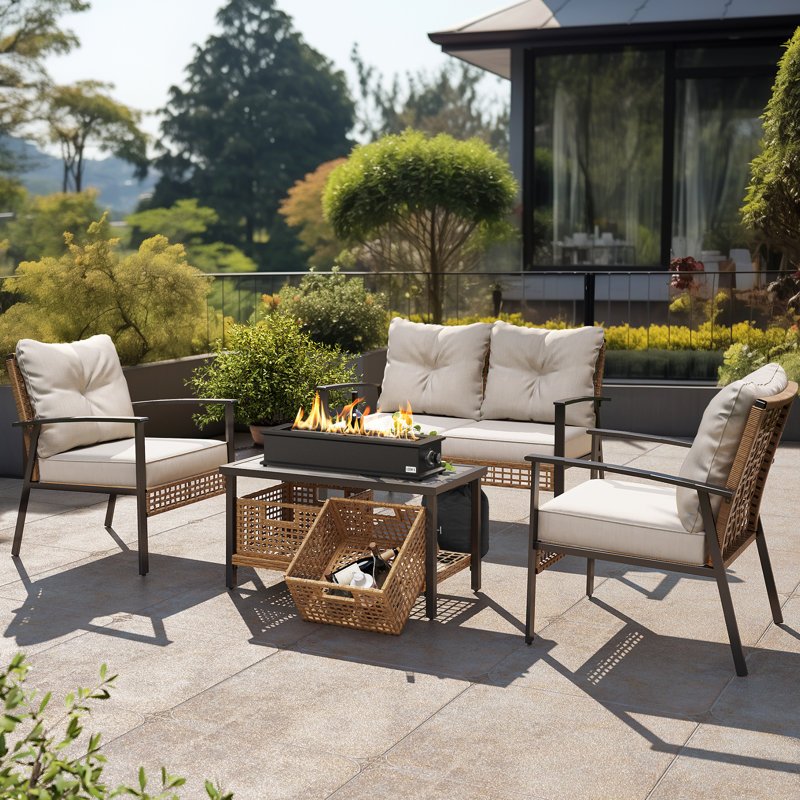 Loom X Propane Fire Pit Table with Stainless Steel Burner