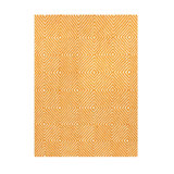 Dazzler Geometric Area Rug in Orange