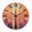 Horloge murale en bois massif Sandisfield-1350170675