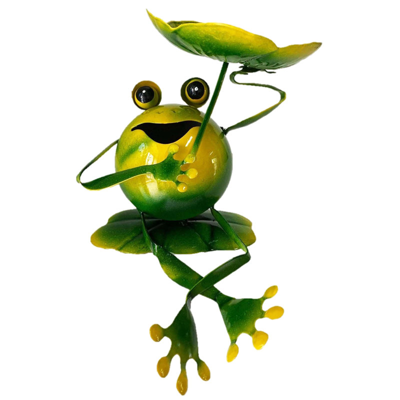 Mangeoire décorative grenouille