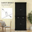 Armoire de rangement pour garde-manger avec portes et tablettes