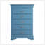 Commode Louis Phillipe, bleu sarcelle-492059224